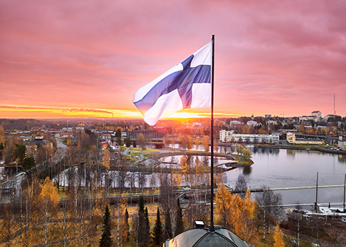 Finlandia e bandiera