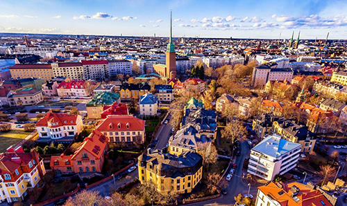 finlandia vista dal alto