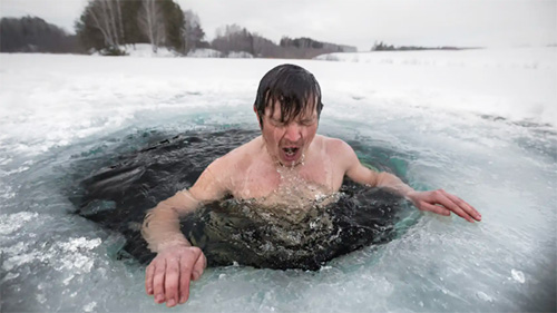 finlandia ice swiming