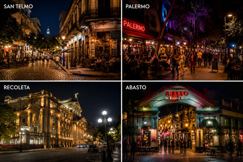 quartieri da vivere di notte Buenos Aires