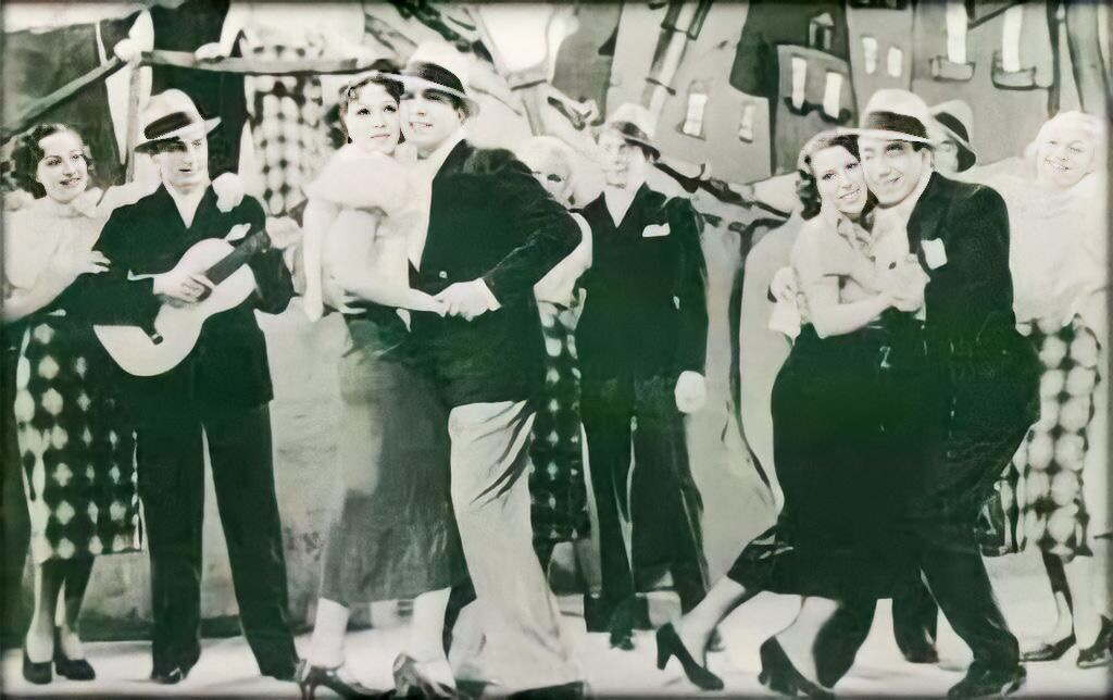 Carlos Gardel ballando tango argentino